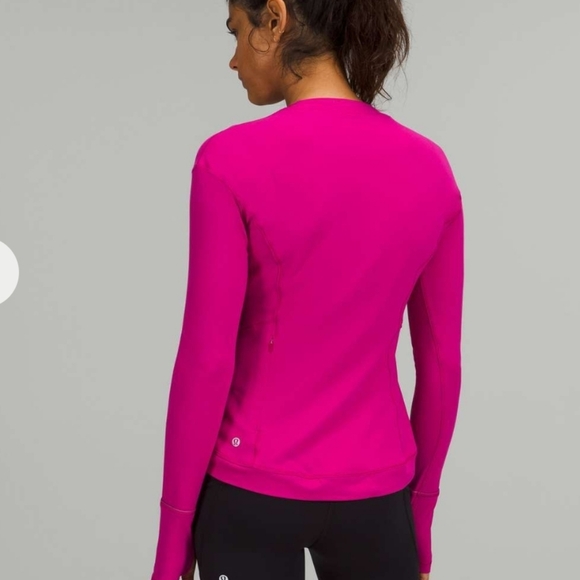 Lululemon Close To Crossing Long Sleeve Top Sz 8 Ripened Raspberry - Picture 2 of 5